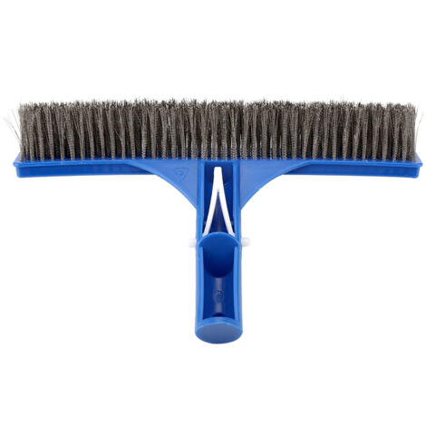 Brosse de Nettoyage pour Piscine en Acier Inoxydable 25 cm - Paroi et Fond - Durable et Efficace -AUTRES (1/5)