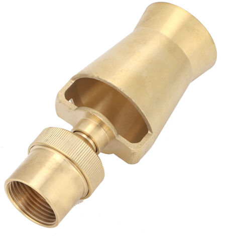 Pommeau de douche en cuivre réglable pour effets de glace et de cèdre, idéal pour fontaines et aménagements paysagers, raccord DN25 (1/5)