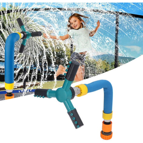 Pistolet Arrosage Rotatif pour Trampoline Enfants Accessoire Jardin Jeu d'Extérieur Grande Taille Vert (1/5)
