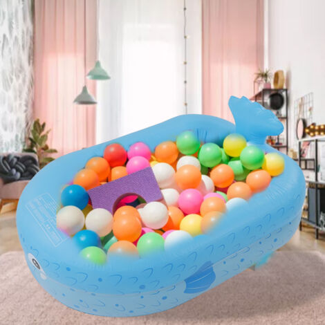 Piscine Gonflable pour Bébé avec Pataugeoire et Bassin de Jeux en Bleu - Idéal pour la Maison et les Loisirs d'Été - Solide et Durable -AUTRES