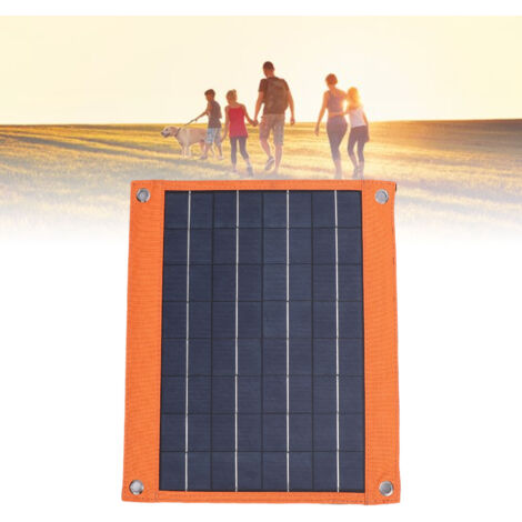Panneau Solaire 20W avec Support Kit Panneau Photovoltaïque Écologique pour Maison et Camping-AUTRES (1/5)