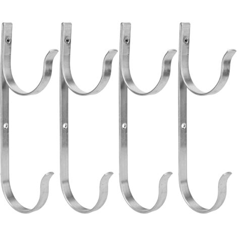 4 Pièces Crochets de Rangement en Aluminium pour Piscine Spa Sauna -AUTRES