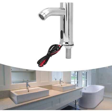 Mitigeur Électrique Sans Contact Alimenté Par Batterie Automatique Capteur De Mouvement Debout Pour Cuisine Et Salle De Bain-AUTRES (1/5)