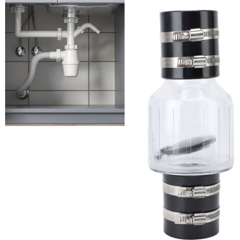 Vanne Anti-Reflux Silencieuse à clapet pour Eaux Usées - Taille Grande (1/5)