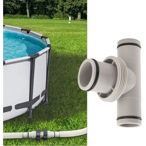 Accessoires de Piscine Té Raccord 1.5in à 2 x 1.25in pour Tuyau Flexible-AUTRES (1/5)