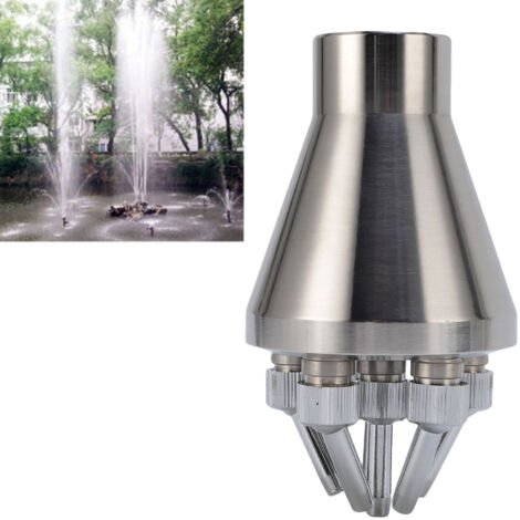 Pommeau de Fontaine en Acier Inoxydable pour Jet Central Direct - Accessoire de Paysage d'Eau pour Places Publiques-AUTRES (1/5)