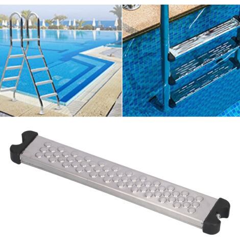 Échelle De Piscine Spa En Acier Inoxydable Avec Vis Et Pièces De Rechange Tapis Roulant Anti-Dérapant