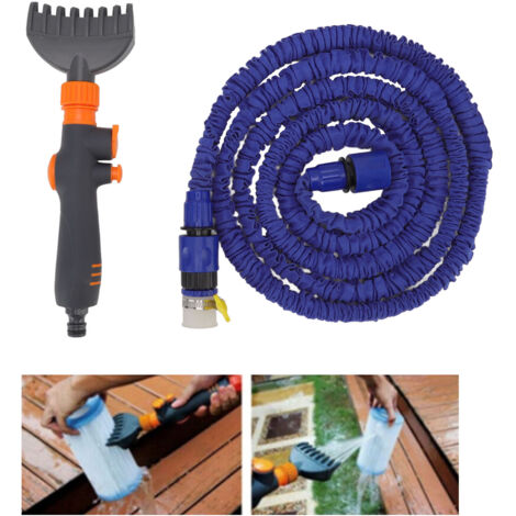 Ensemble de Nettoyage pour Piscine avec Brosse à Poignée et Flexible - Outils de Nettoyage de Cartouche en Orange-AUTRES (1/5)