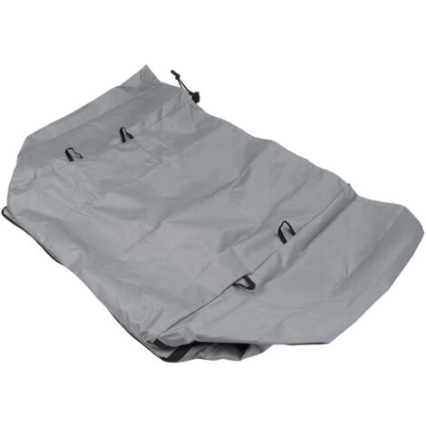 Coussin de Protection pour Spa Gonflable avec Chauffage Résistant à l'Eau et aux UV, Housse Anti-Pluie et Poussière 420D Gris