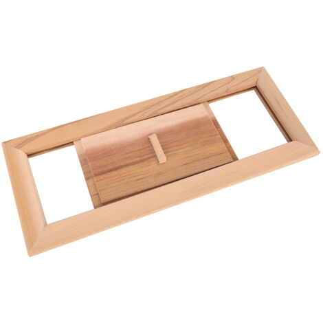 Volet D'aération pour Sauna Entrée et Sortie en Bois de Thuya (1/5)