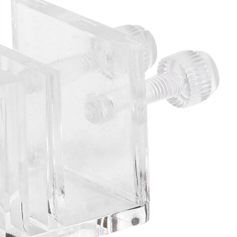 Support de Fixation pour Tuyau d'Entrée et de Sortie en Acrylique Transparent Haute Qualité - Tailles 21mm et 26mm (1/5)