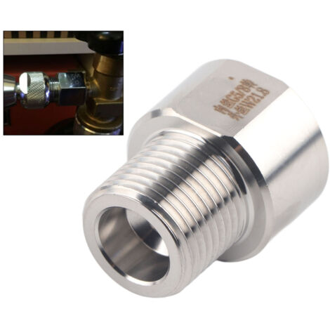 Raccord de Conversion pour Régulateur CO2 Bouteille en Aluminium ou Acier - Filetage Métrique G5/8 vers Filetage Impérial W21.8-AUTRES