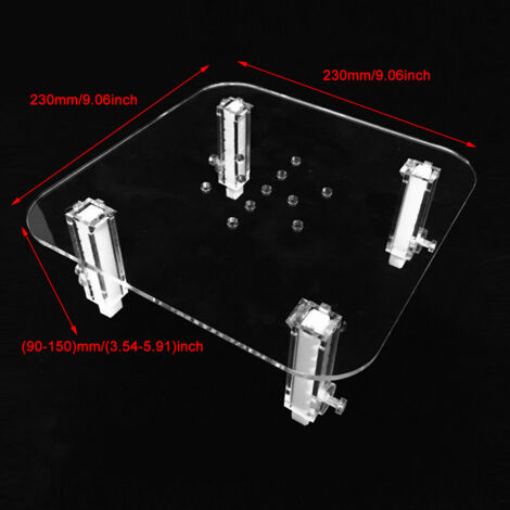 Support de Skimmer Acrylique Ajustable en Hauteur pour Aquarium Marin (1/5)