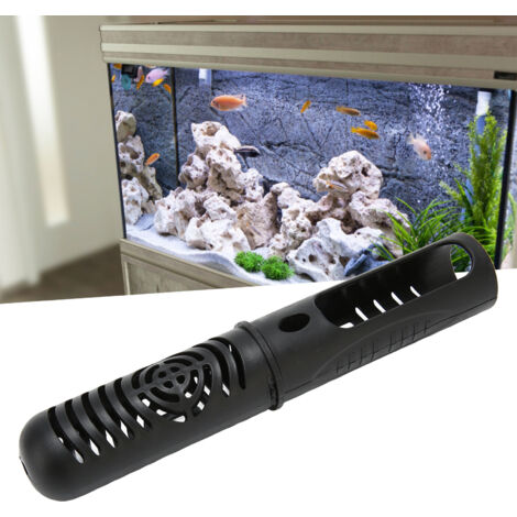 Protège-chauffe-aquarium en plastique et acier inoxydable, résistant à la chaleur et aux éclaboussures, modulable (1/5)