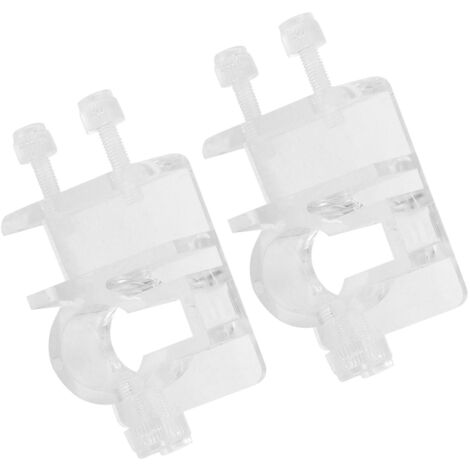 Supports de Fixation pour Tuyaux d'Aquarium en Acrylique - Lot de 2 (1/5)