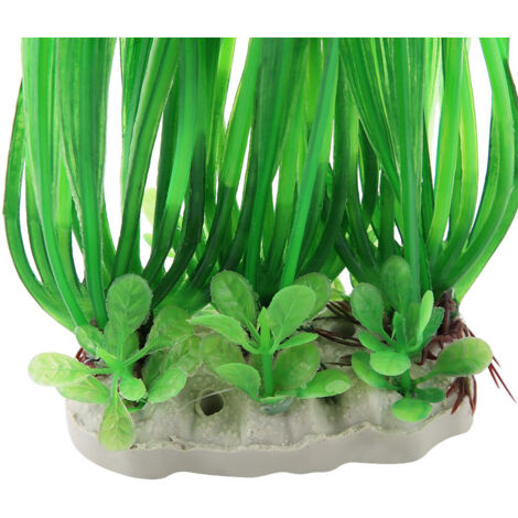 Herbe Artificielle pour Aquarium en Plastique Décoration Subaquatique Vert (1/5)