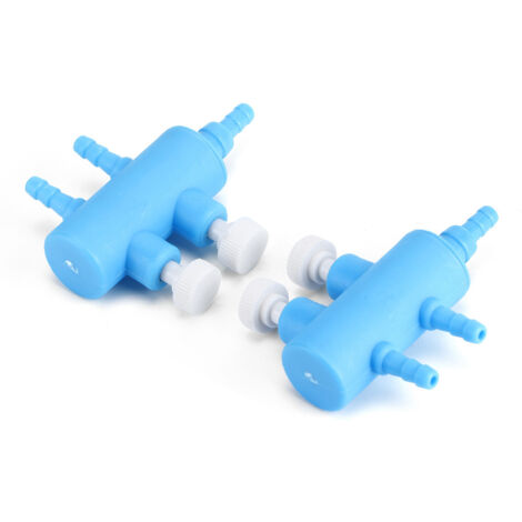 Distributeur d'Air pour Aquarium Accessoire de Pompe à Oxygène Régulateur de Débit en Plastique Embout de Connexion 2 Têtes Vendu par Paire-AUTRES (1/5)