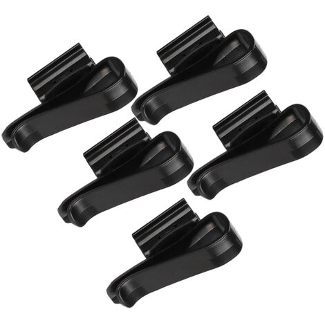 Étuis de Fixation pour Tuyaux d'Aquarium en Noir - Lot de 5 - Outils Pratiques pour le Changement d'Eau (1/5)