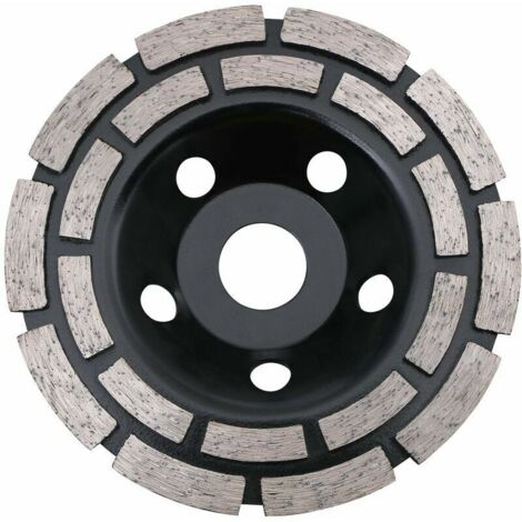 Disque diamanté universel 125x22,2 mm double rangée pour béton, pierre, granit et maçonnerie (1/4)