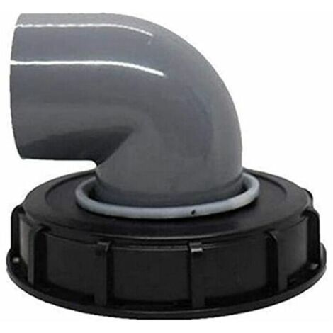 Couvercle de baril 163 mm angle 90° pour tuyau d'arrosage et récupération eau pluie (1/4)
