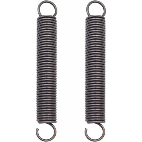 Ressort traction acier double crochet - Dimensions 2 x 18 x 150 mm (1/4)
