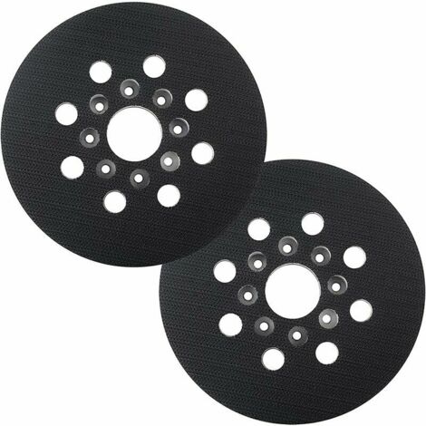 Patin de ponçage 125 mm universel pour Bosch & Skil, 2 pièces (1/3)