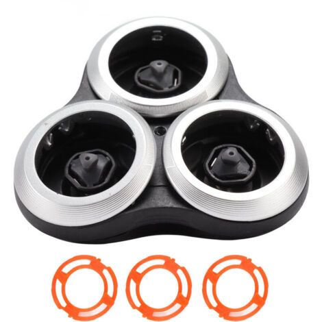 Têtes de rasoir compatibles - Modèles S9000, SH70, S7710, SH90, RQ11, RQ12, S7000 - Lot de 4 pièces-Produit compatible (1/4)
