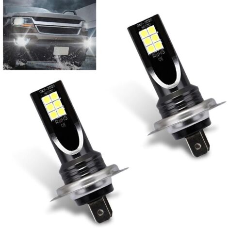 2x Ampoules de Brouillard Auto H4, 1200 lm, Éclairage Puissant, Plug-and-Play, Universel Etanche pour Camions, SUV (1/4)