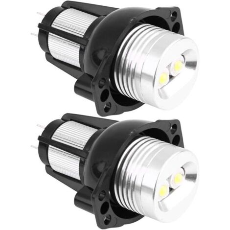 Lumières LED Halo Anneau 12W pour BMW Série 3 E90 E91 2005-2008 Blanc Paire (1/4)