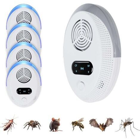 Répulsif ultrasonique pour rongeurs et insectes - Protection efficace contre les souris, moustiques et autres nuisibles - Prise murale (1/3)