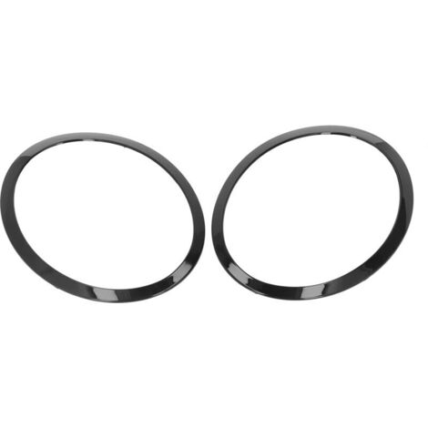 Phares de Remplacement Eosnow R55 - Anneaux de Garniture Noir Brillant pour Mini Cooper Clubman 2008-2015