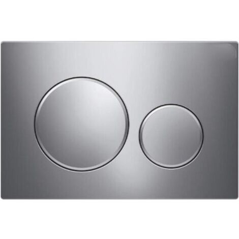 Plaque de déclenchement  Sigma20 Double Chasse, Chrom Satiné/Polie (115.882.KN.1)-Produit compatible