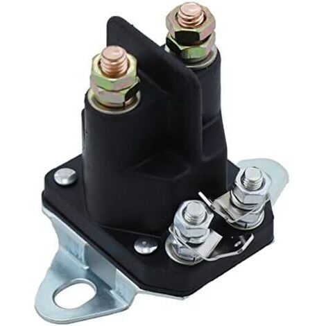 Electrovanne de démarrage 12V, 4 connecteurs, pour tondeuse, pièce de rechange ajustée, remplacement idéal Toro (1/5)