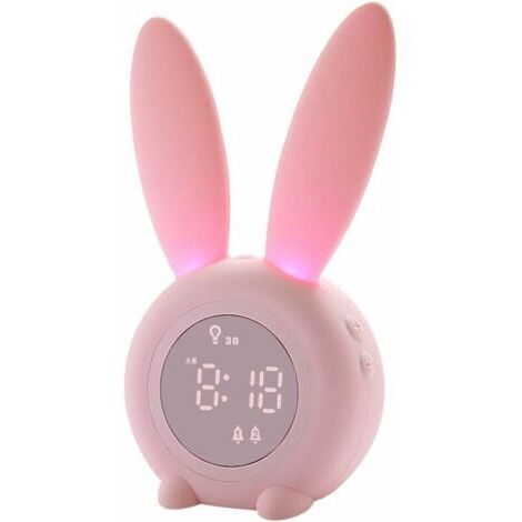 Réveil Enfant avec Lampe de Nuit, 5 Sons Réalistes, Contrôle Tactile et Charge pour Sieste, Idéal Garçons et Filles (1/3)