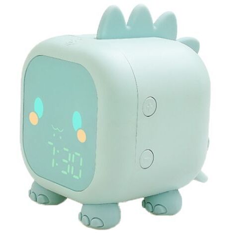Réveil Dino Multifonction Écran LCD Vert (1/5)