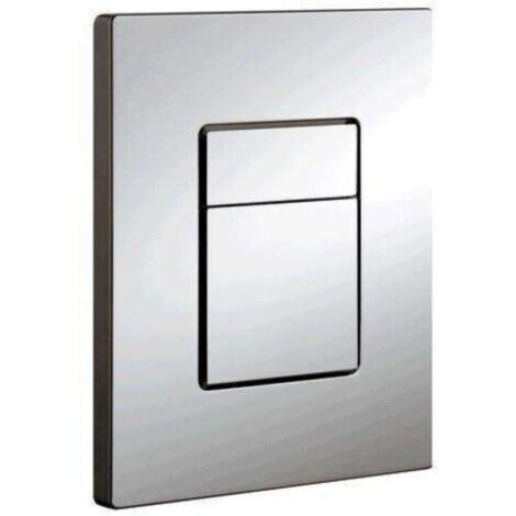 Plaque de finition Grohe Skate Cosmopolitan chromée, montage vertical et horizontal-Produit compatible