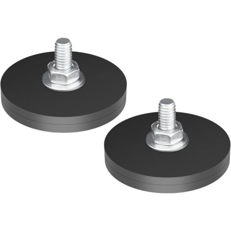 Support de montage magnétique universel pour LED, projecteurs, véhicules - Vis M6 5 mm incluses (1/4)
