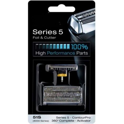 Lames de rechange pour rasoir électrique Braun Série 5, argent-Produit compatible