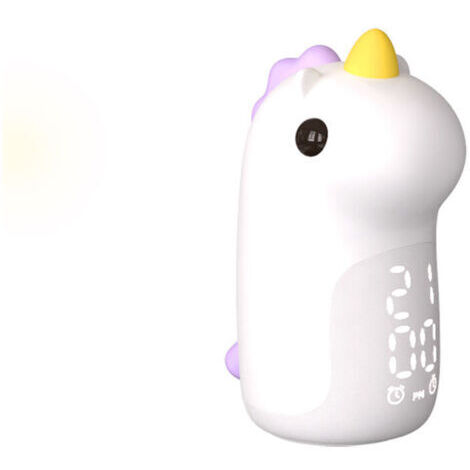 Réveil Enfant Licorne Lumineuse - Tigrezy - 3 Couleurs - Réglable et Rechargeable - Fonction Sommeil - Idéal Cadeau Fille et Garçon (1/5)