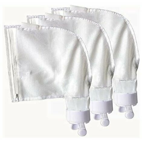 Sacs de remplacement pour nettoyeur piscine - 3 pièces - Fermeture éclair, nylon, modèles K13 K16