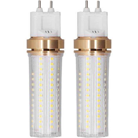 2 Pcs 20W G12 Ampoule LED Corn 2000LM Éclairage 360 Degrés pour Lampes Plafond et Sol Lumière Intense-KZQ
