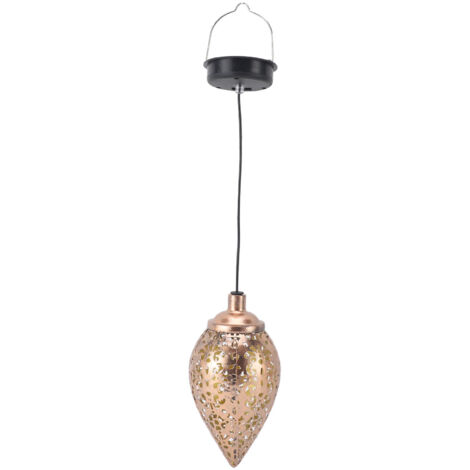 Lampe Solaire de Patio LED Suspension Lumière Rétro Décorative pour Fêtes Jardin Camping - KZQ (1/5)