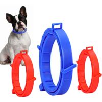 3 Pièces Collier Anti-Puce pour Chien, Collier Anti-Puces pour Chat, Collier à Tiques pour Chiens, Collier Anti-Puces Réglable Imperméable pour Petits, Moyens et Grands Animaux de Compagnie
