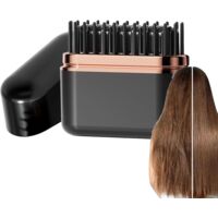 Appareil De Lissage De Cheveux Appareil De Coiffure Rechargeable Lisseur À Cheveux Mini Chauffant pour l'École, la Fête, les Déplacements, les Femmes, les Dames, les Filles, la Petite