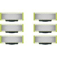 Rasoir électrique et tondeuse OneBlade, acier inoxydable durable, pour tailler, styliser et raser, lot de 6, QP230/50-Produit compatible