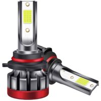 2Pcs 9005/Hb3 Led Moto Phare 8000K 3000Lm Bleu Led Brouillard Lumière Étanche Super Voiture