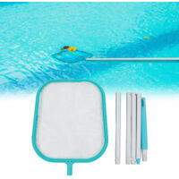 Outils de Nettoyage pour Piscine Bleu Lac Filet Superficiel avec Cinq Tiges Assemblables Pour Ramassage de Feuilles-AUTRES
