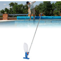 Kit Nettoyage Piscine Complet avec Tête Aspirante Carrée pour Piscines et Bassins