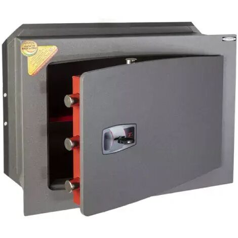 TECHNOMAX – Coffre-fort à emmurer à clé, certifié EN 14450:18-S2, 5 pênes, 21 L, 34x46x20 cm