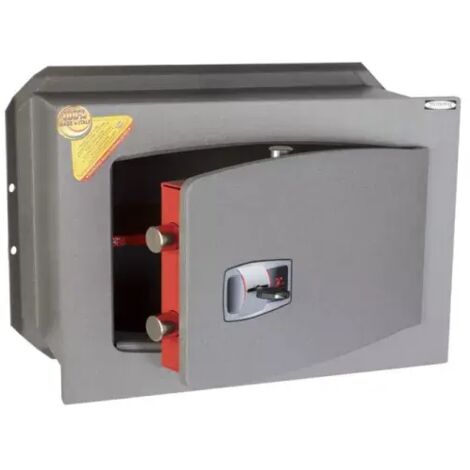 TECHNOMAX – Coffre-fort à emmurer à clé, certifié EN 14450:18-S2, 4 pênes, 14 L, 27x39x20 cm
